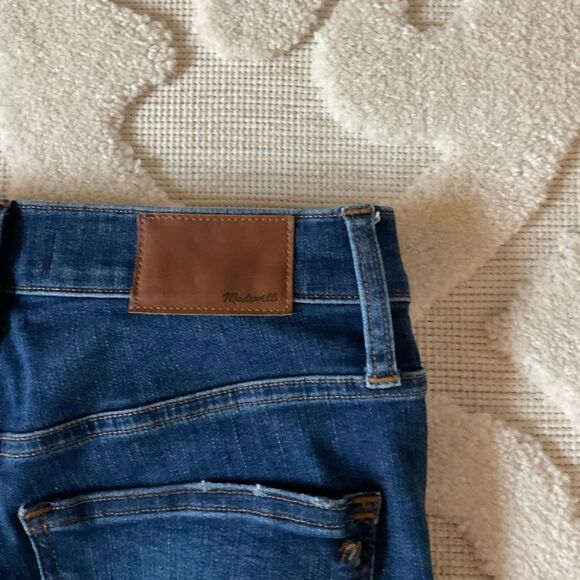 NEW Madewell High-Rise skinny Jeans Dark Blue Denim Wash - Picture 6 of 6